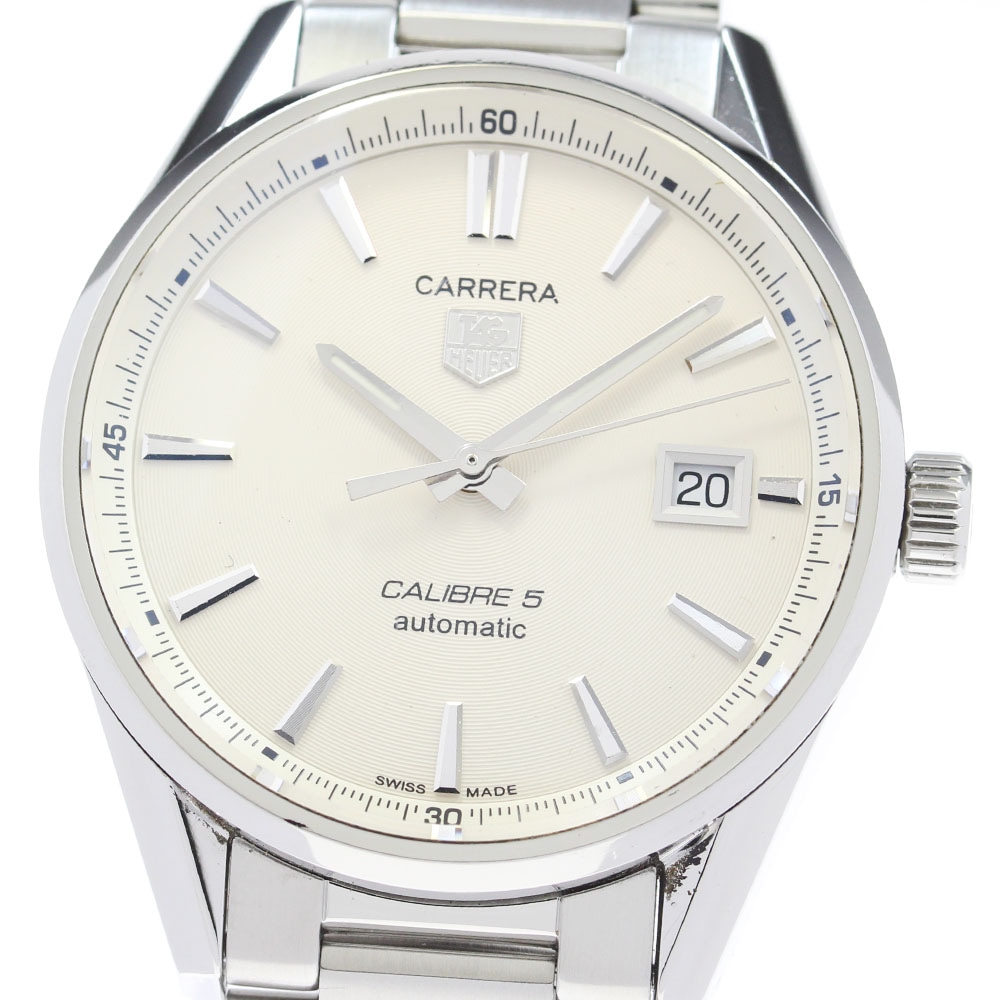 タグホイヤー TAG HEUER WAR211B-3 カレラ デイト 自動巻き メンズ 保証書付き_837478【中古】