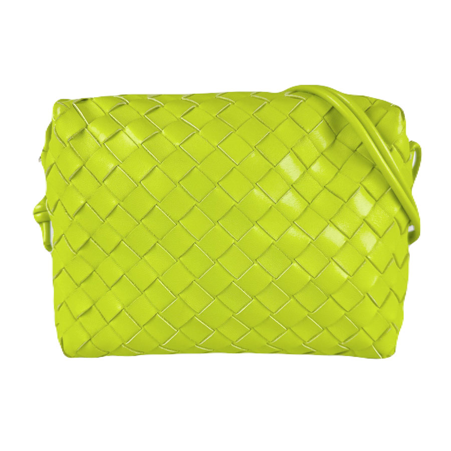 ボッテガヴェネタ BOTTEGAVENETA ショルダーバッグ イントレチャート レザー イエローグリーン ゴールド レディース z7960 56,880円