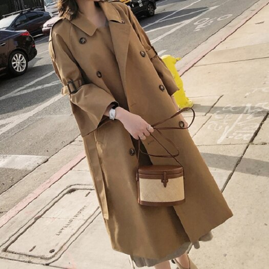 【取寄：納期2週間】トレンチコート レディース ロング 大きいサイズ きれいめ 秋冬 春アウター コート 春秋アウター トレンチ スプリングコート 薄手 羽織り 20代 30代 40代 トレンチコート