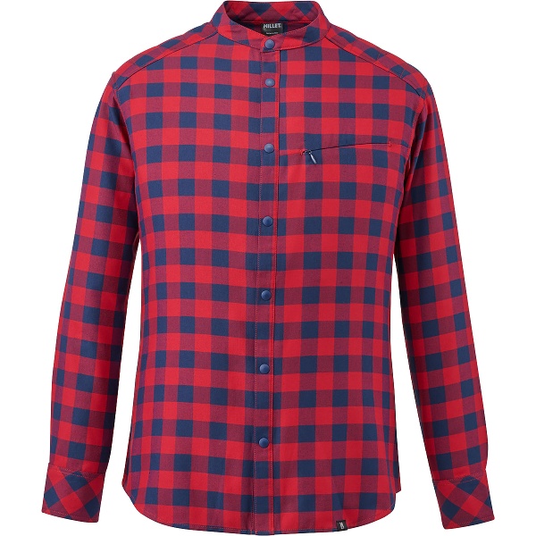 MILLET ミレー THERMO CHECK STAND SHIRT LS M アウトドア トップス MIV03137-N1546 メンズ 長袖