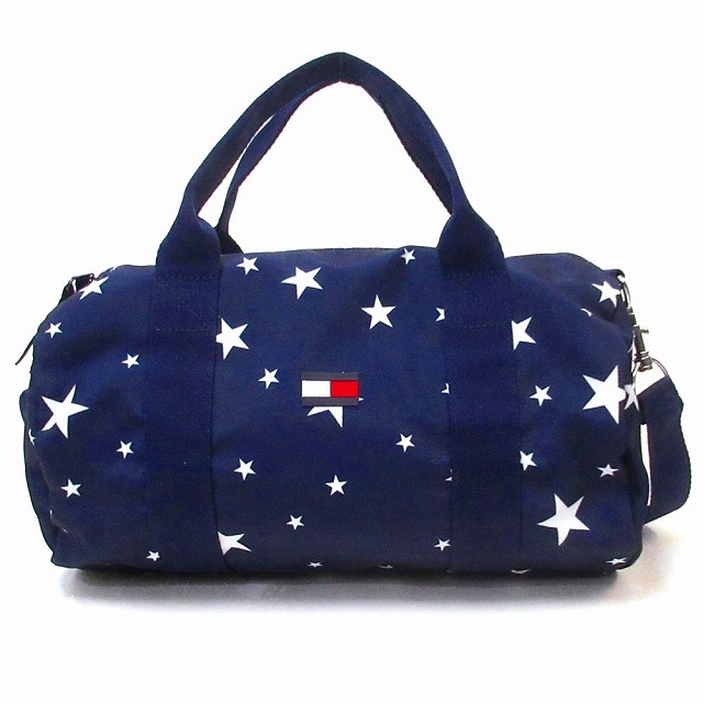 TOMMY HILFIGER トミーヒルフィガー バッグ ボストン ミニダッフル バッグ ボストンバッグ　スター柄