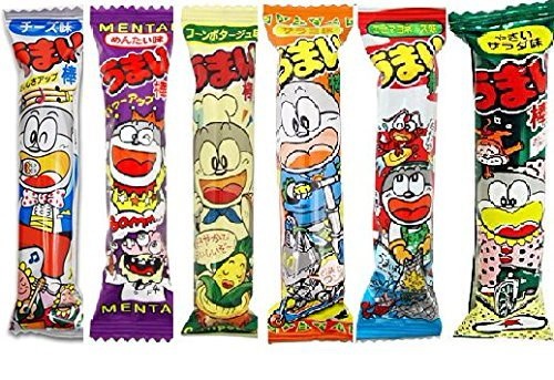 Qoo10] うまい棒 人気8種類*5本 40本セット