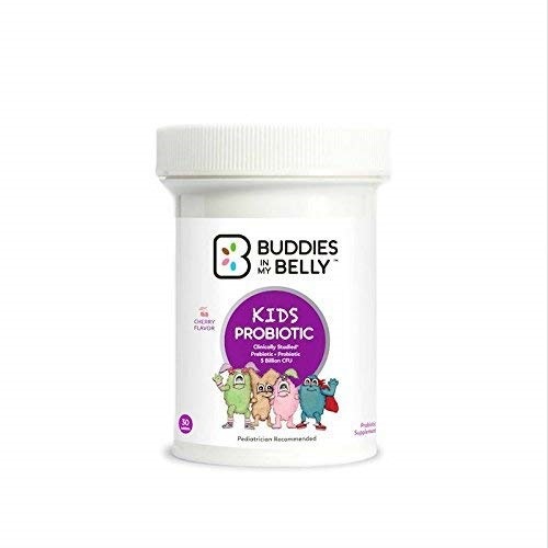 人気の新作 Kids Belly my in [sb]Buddies Chewable Fl Cherry Natural Delicious Tabets Chewable 30 Probiotic 乳酸菌配合