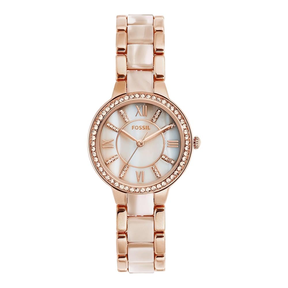 [フォッシル] 腕時計 VIRGINIA ES3716 レディース ピンクゴールド
