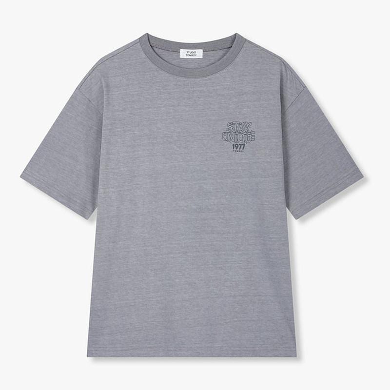 [MEN] STAY UNIQUE プリント半袖Tシャツ 91M6222343