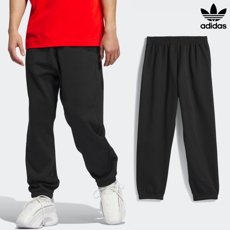 [ADIDAS] アディダス バスケットボール フリース ジョガー / BLACK