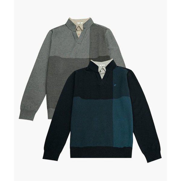 綿分割レイヤードニット PPKT3352