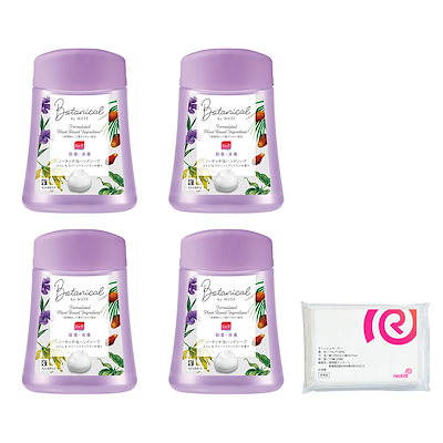 他サイト： 【.co.jp 限定】 MUSE ミューズ 【医薬部外品】ハンドソープ 泡 詰め替え ノータッチ 自動ディスペンサー用 ボタニカル 保湿成分配合 250ml ×4個 + おまけ付きの商品画像