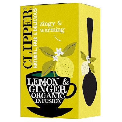 他サイト： クリッパー オーガニック ハーブティー レモン&ジンジャー ティーバッグ レモン 1 個の商品画像