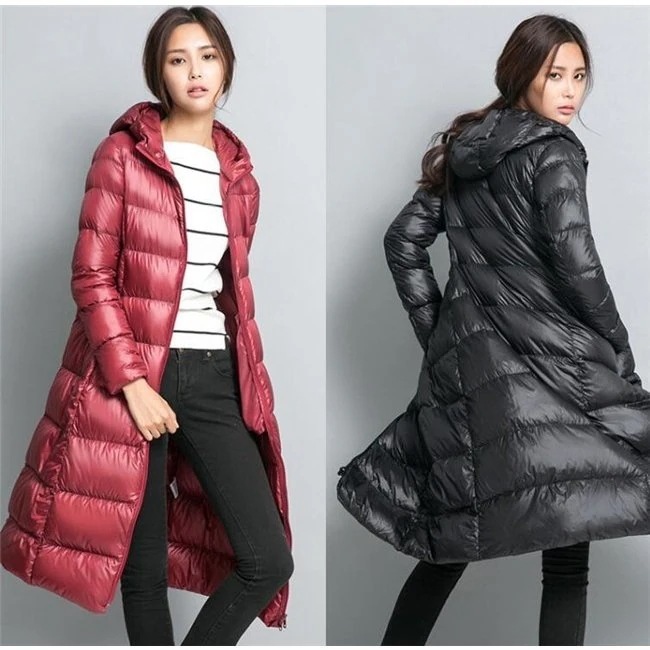 ダウンコート ダウンジャケット レディース ロング 着痩せ フード アウター 軽量 ロングコート 冬