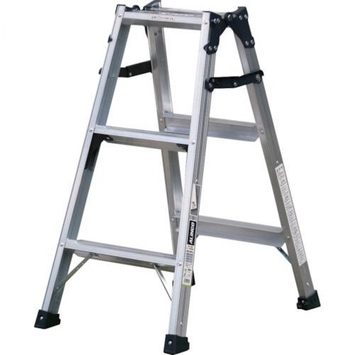 【I】ALINCO アルインコ はしご兼用脚立 脚立高さ82cm MXB-90FS 耐荷重130kg アルミ 【代引不可/北海道・沖縄・離島不可】