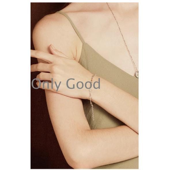 ブレスレット レディース 40代50代 クローバー 葉 お花 アクセサリー シルバー925 プラチナ仕上げ 彼女 妻 女性 5,613円