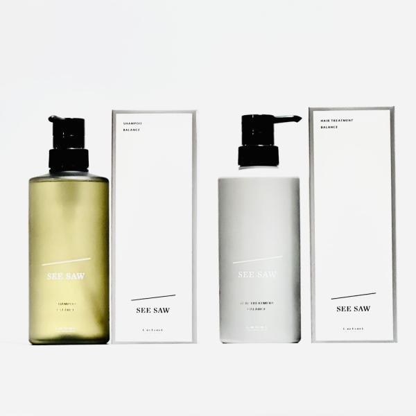 【セット品】ルベル シーソー シャンプー バランス 500ml ヘアトリートメントB バランス 500ml LebeL SEE SAW LSC