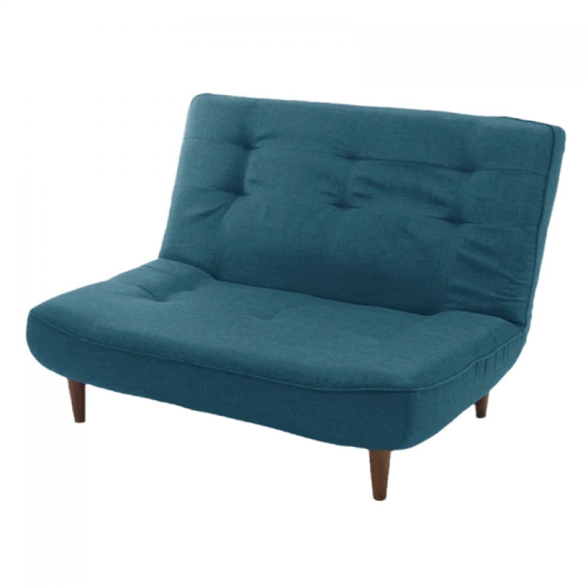 【I】 セルタン ハイバックソファ 2人掛け LULU タスクブルー ソファ 2人 リクライニング 座面ポケットコイル A40p-585BL【受注生産品】【代引不可/沖縄・