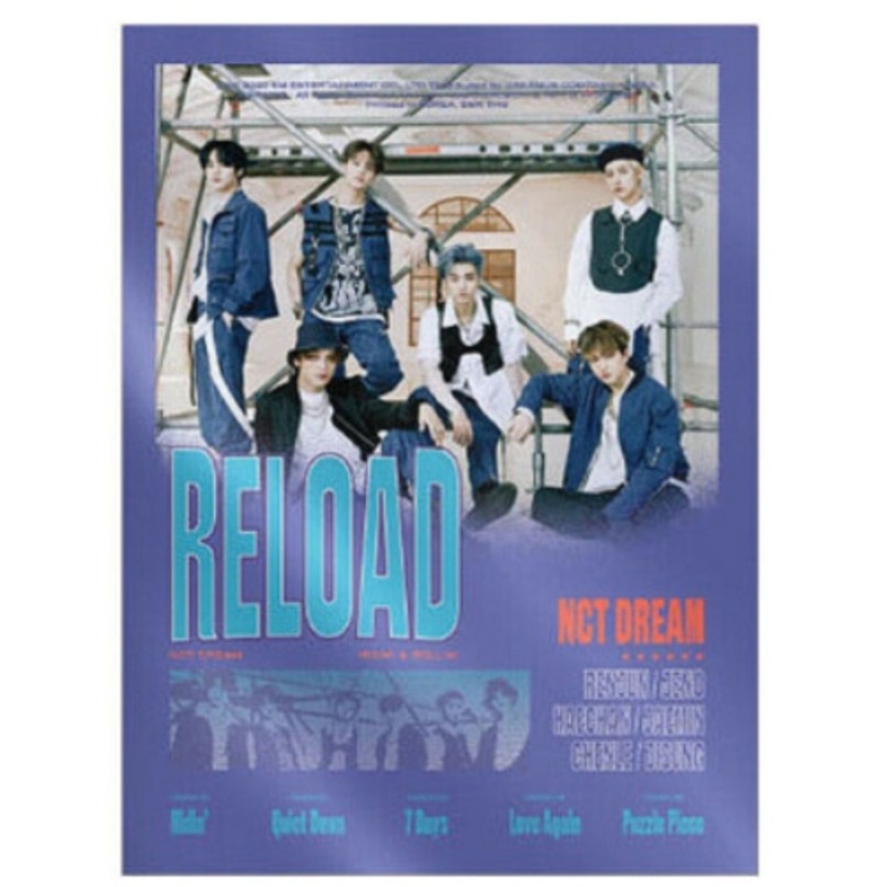 NCT DREAMエンシティドリームRELOADミニ4集Rollinバージョン（パープルカバー）_[未開封新品]
