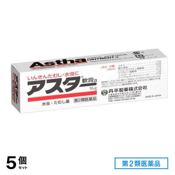 第２類医薬品 アスター軟膏a 16g 5個セット