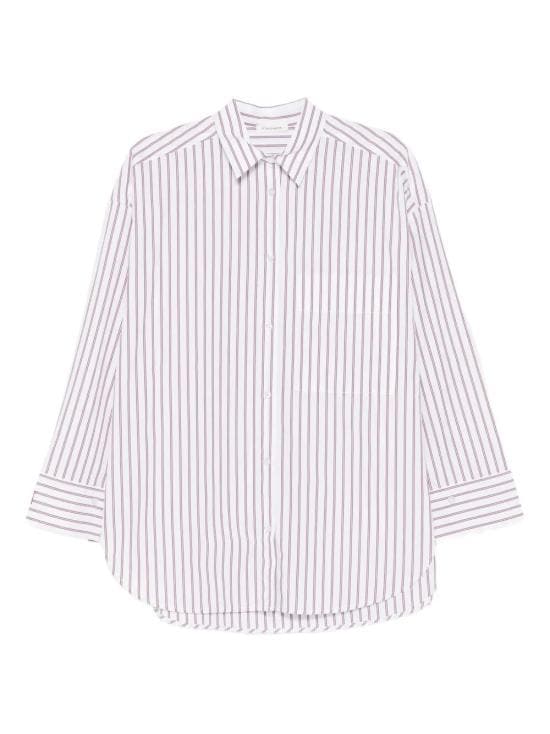BY MALENE BIRGER Women Shirts 103165 QG7 CABERNET STRIPE