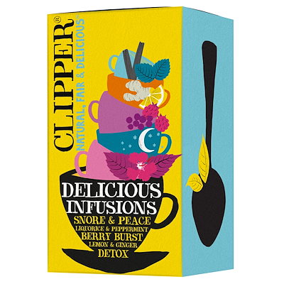 他サイト： クリッパー ティー オーガニック アソート ティー 20 ティーバッグ ハーブティー トライアル セットカフェインフリーイギリス産ナチュラルプレミアム個包装の商品画像