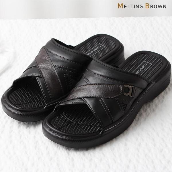 男性オフィススリッパ 背が高くなるスリッパ 男性高級スリッパ BS9