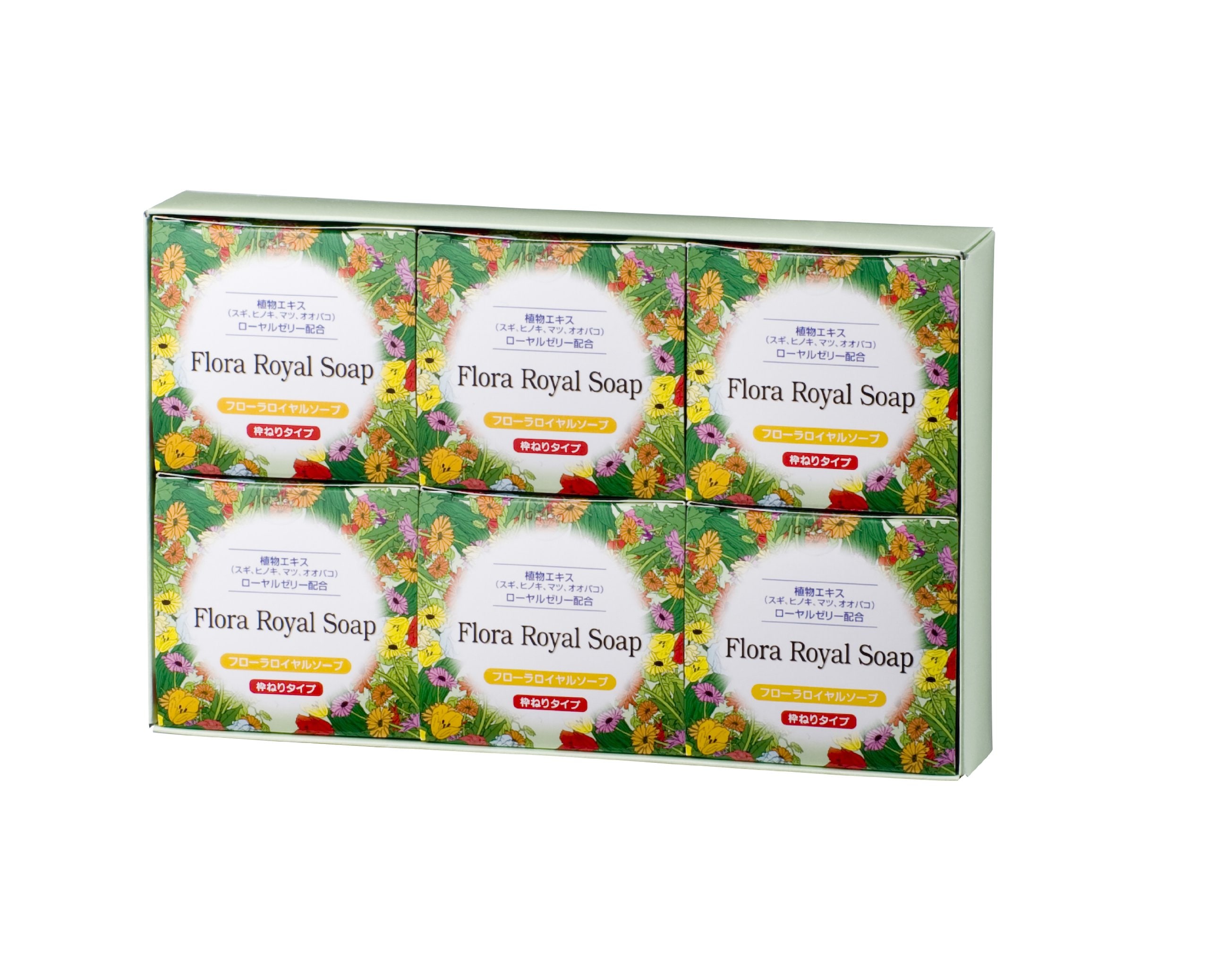 全国送料無料 フローラ(Flora) 100%天然由来の自然派ソープ フローラロイヤルソープ 6個セット 720g ローヤルゼリー配合 香料・防腐剤等不使用 赤ちゃん 敏感肌 5,798円
