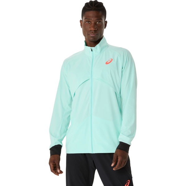 asics アシックス HYBRID STRETCH WOVEN JACKET ランニング 陸上競技 ウェア 2091A752-413