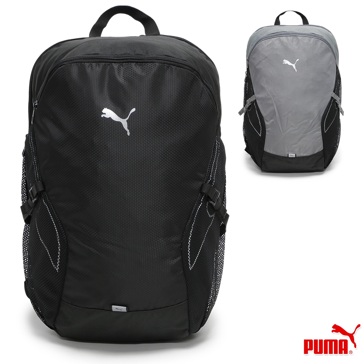 プラス プロ バックパック メンズ/レディース/中学生/高校生/大学生 リュックサック ブラック/グレー 090350