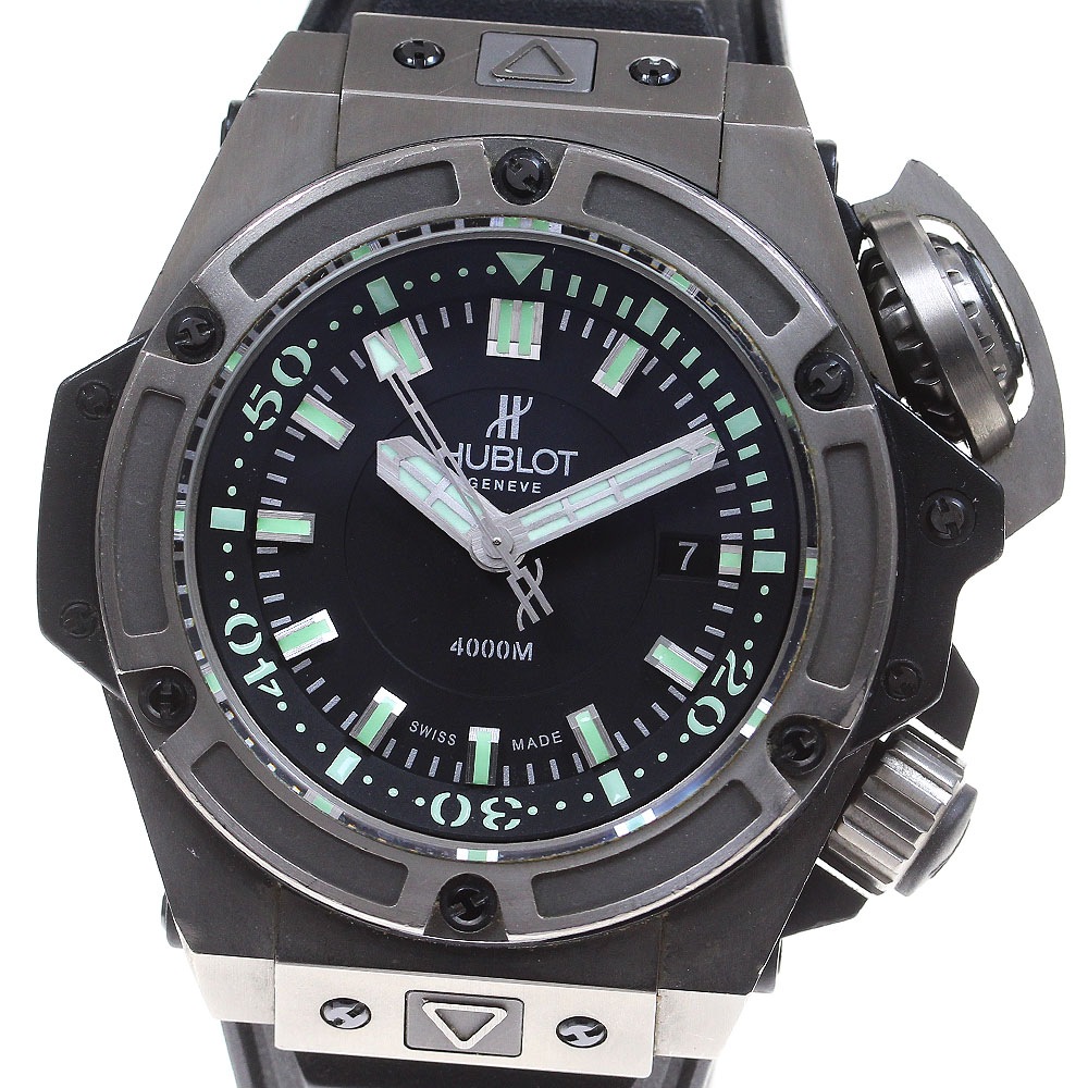 ウブロ HUBLOT 731.NX.1190.RX オーシャノグラフィック キングパワー 4000チタニウム 自動巻き メンズ 保証書付き_795862【中古】