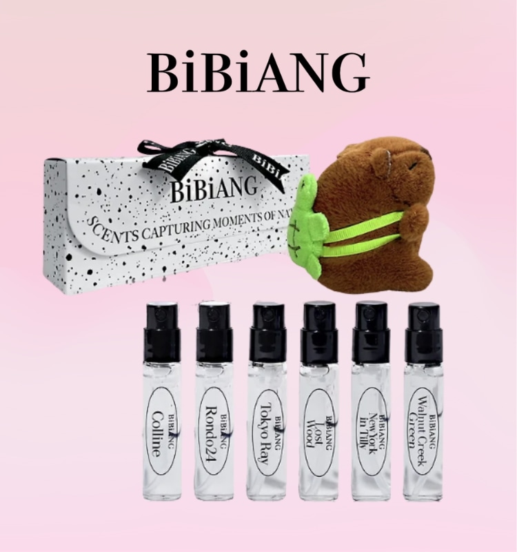 [韓国単独企画]オードパルファン ディスカバリーセット ( 1.2ml*6種 )+カピバラ キーリング 4,732円