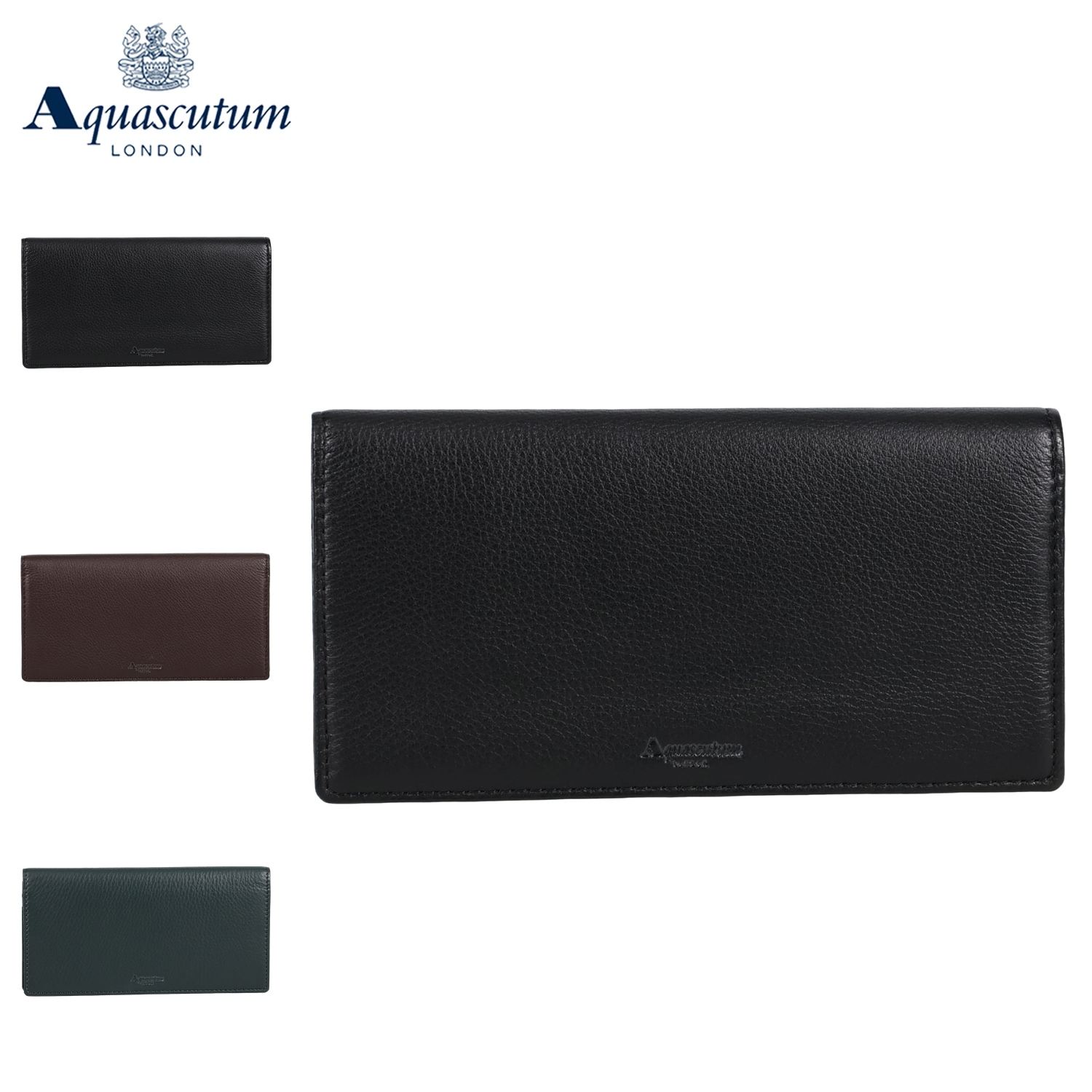 長財布 メンズ 本革 オールダム ブラック グン 黒 AQW-3140119