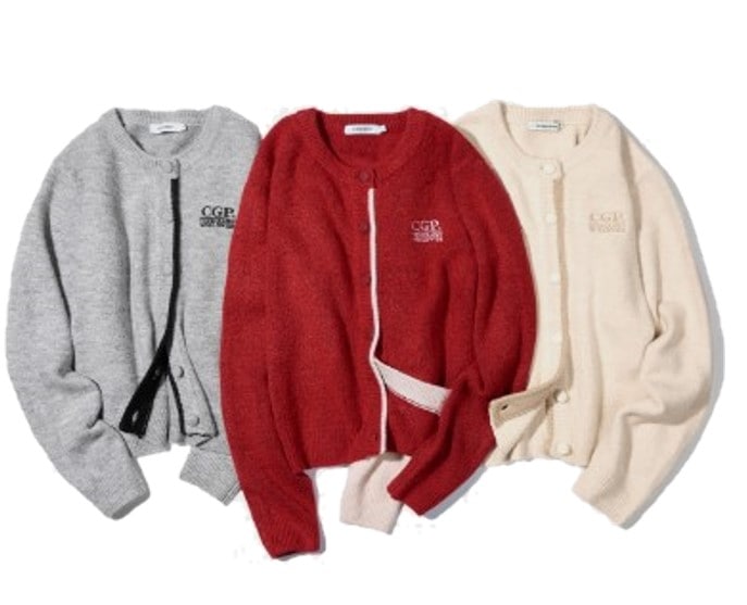 SQUARE LOGO GARDIGAN