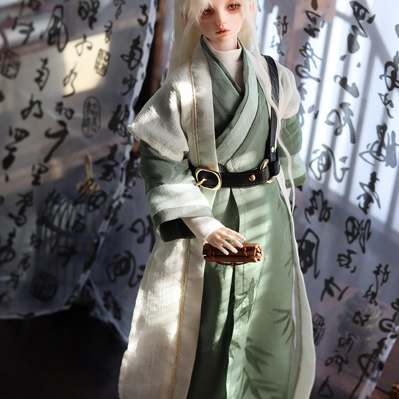 1/4 BJD ドール 服 1/4 古風 msdサイズ球体関節人形用衣装セット 蒼霊