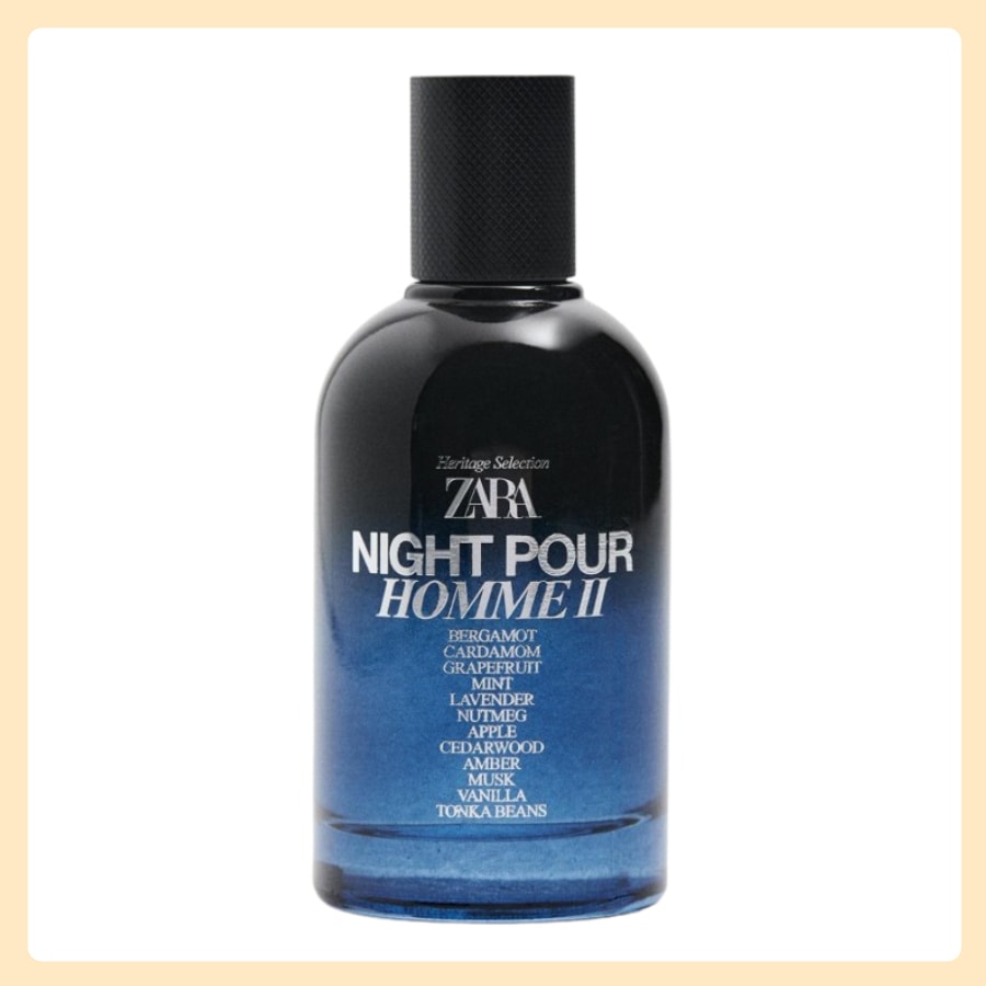 ZARA メンズ香水 NIGHT POUR HOMME II 100ml オードパフューム [EDP]