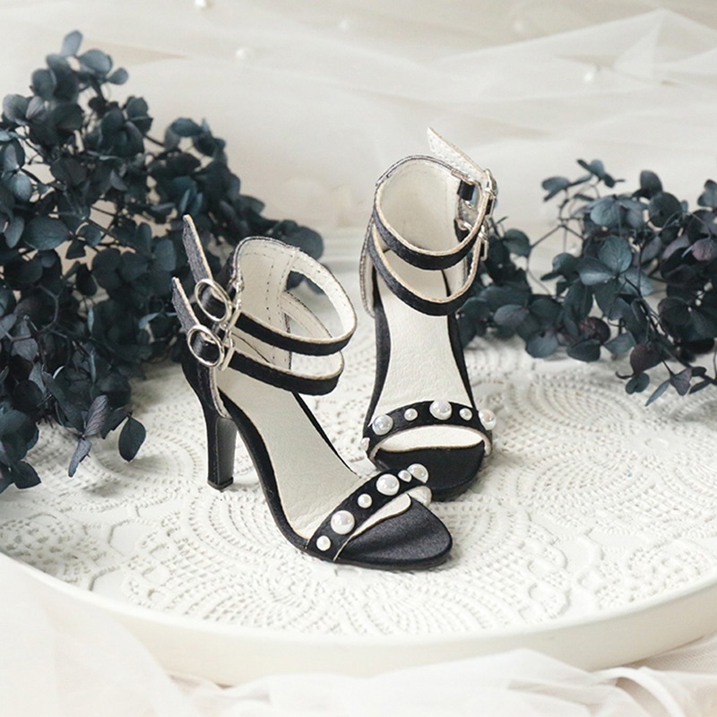 BJD ドール靴 ハイヒール パールサンダル 6色 1/3ドール靴 SD16/SDGR/DDサイズ球体関節人形用シューズ