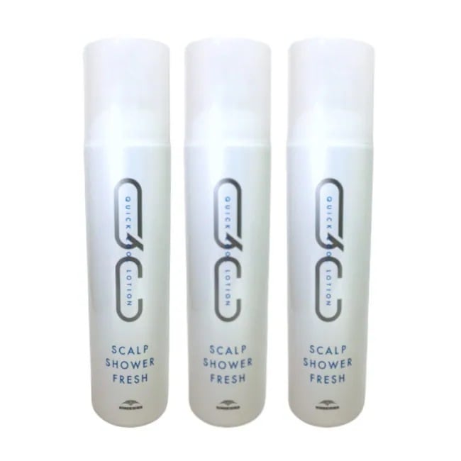 QCスキャルプ シャワーフレッシュ 250g 3本セット スキャルプケア 頭皮ケア ヘアケア スカルプケア ローション クールダウン まとめ買い
