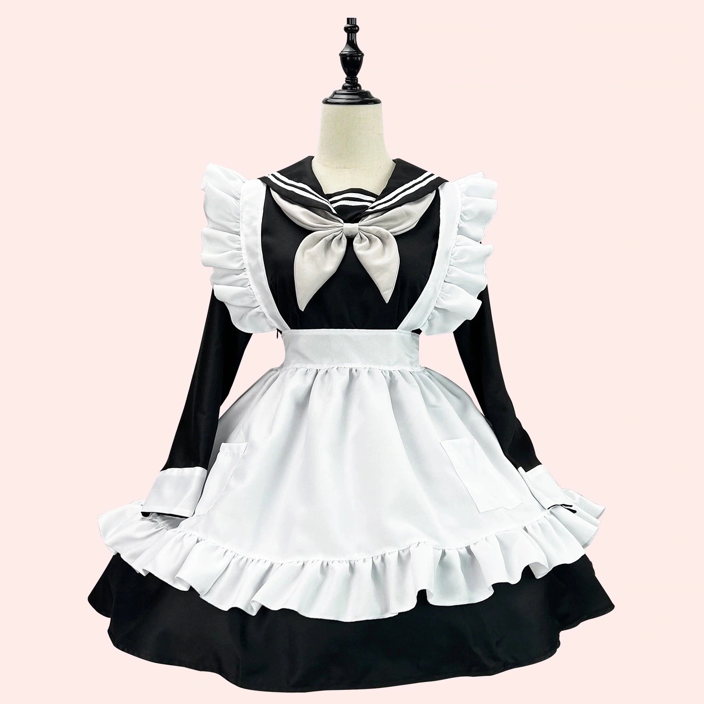 セーラー風 スイートメイド衣装 メイド服 コスプレ パフォーマンス衣装 メイド服