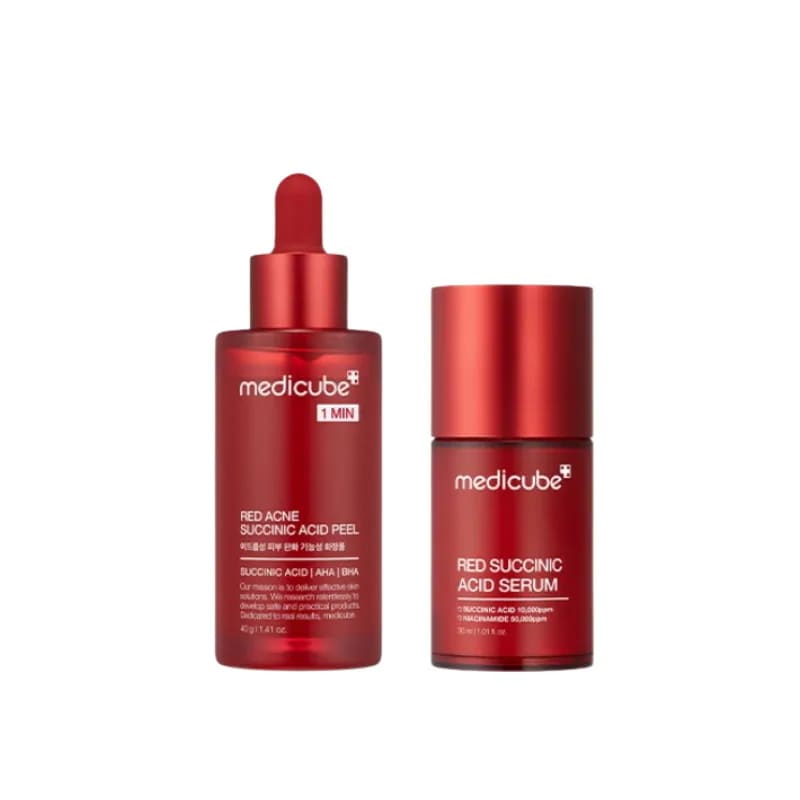 レッドアクネシリーズ(レッドアクネピーリングセラム+レッドアクネセラム)
