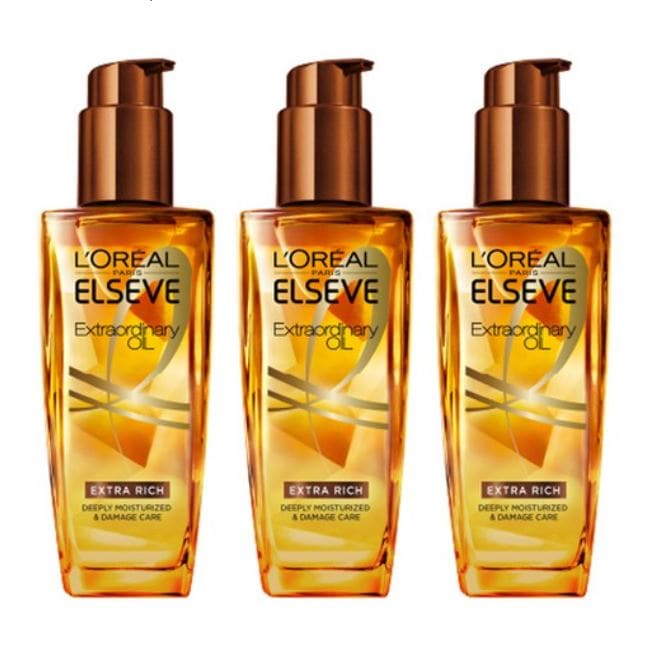 [正品] エクストラオーディネリ ヘアオイル エクストラリッチブラウン100ml3本