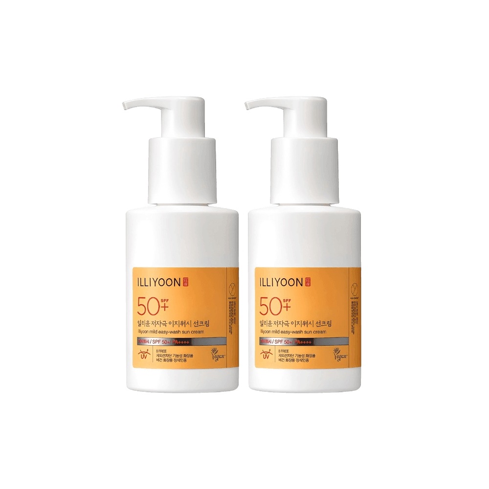 [正規品]低刺激 イージーウォッシュ サンクリーム SPF50+ PA++++ 150ml 2個