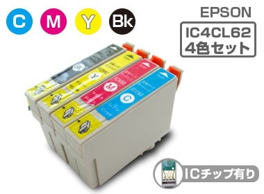 Qoo10] エプソン IC4CL62 4色パック10セット E