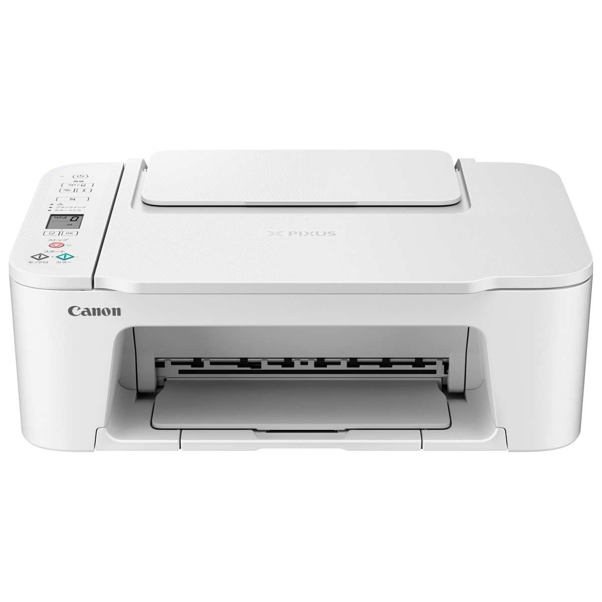 キヤノン A4プリント対応 インクジェットプリンター複合機（ホワイト） PIXUSTS3730WH