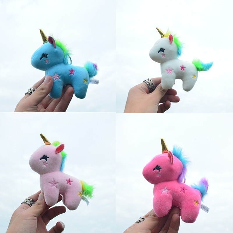 かわいいユニコーンペンダントぬいぐるみ人形ラグドールミニポニーキーホルダーバッグオーナメント