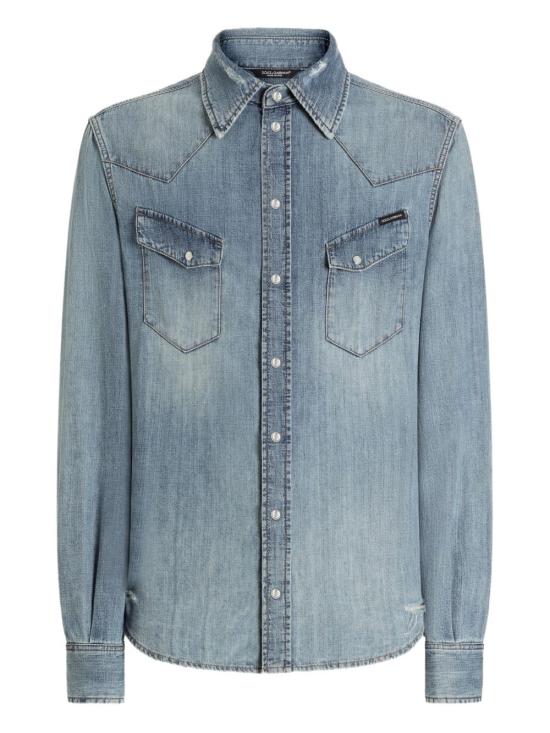 DOLCE & GABBANA Men Shirts G5OD5D G8OJ3S9001 Blu