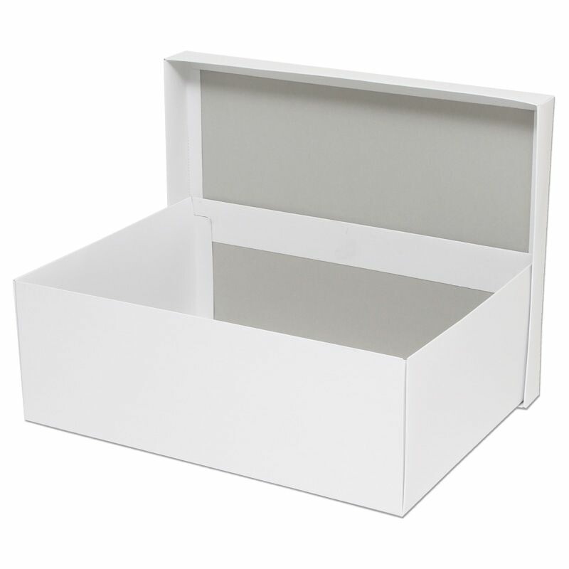 シモジマ HEIKO 箱 白無地汎用ボックス カバン箱C 10枚 内寸282x380x高135mm ギフトボックス 006818800