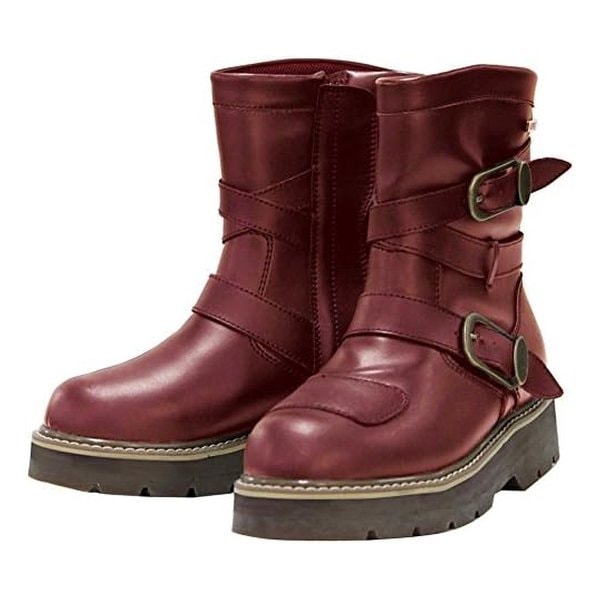 ロッソスタイルラボ レディース 防水ライディングハイソールブーツ 24.0cm ROB-202-RBR-24.0
