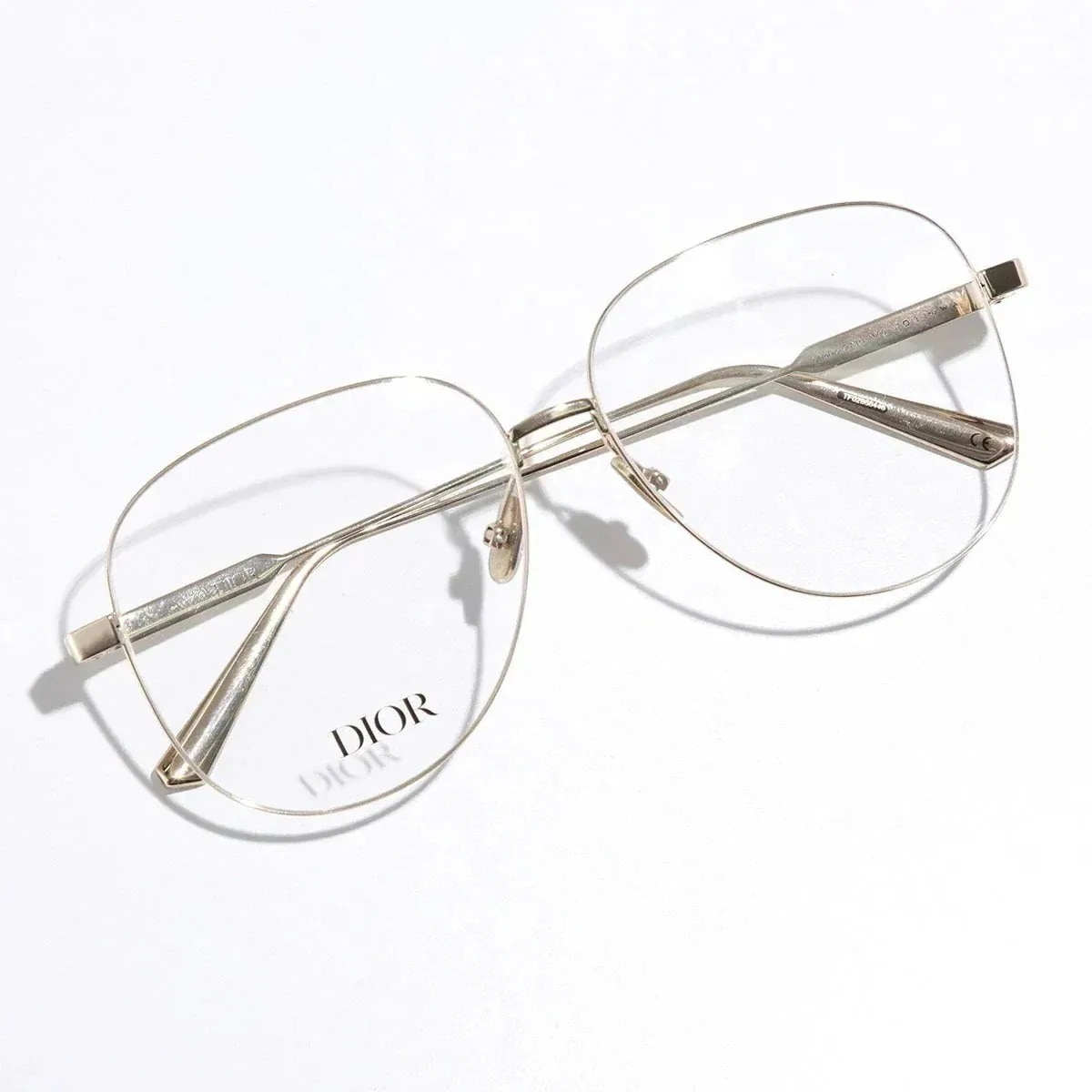 Dior ディオール メガネ UltraDiorO A1U A000 CD50033U 010 レディース ティアドロップ型 メタルフレーム フルリム めがね