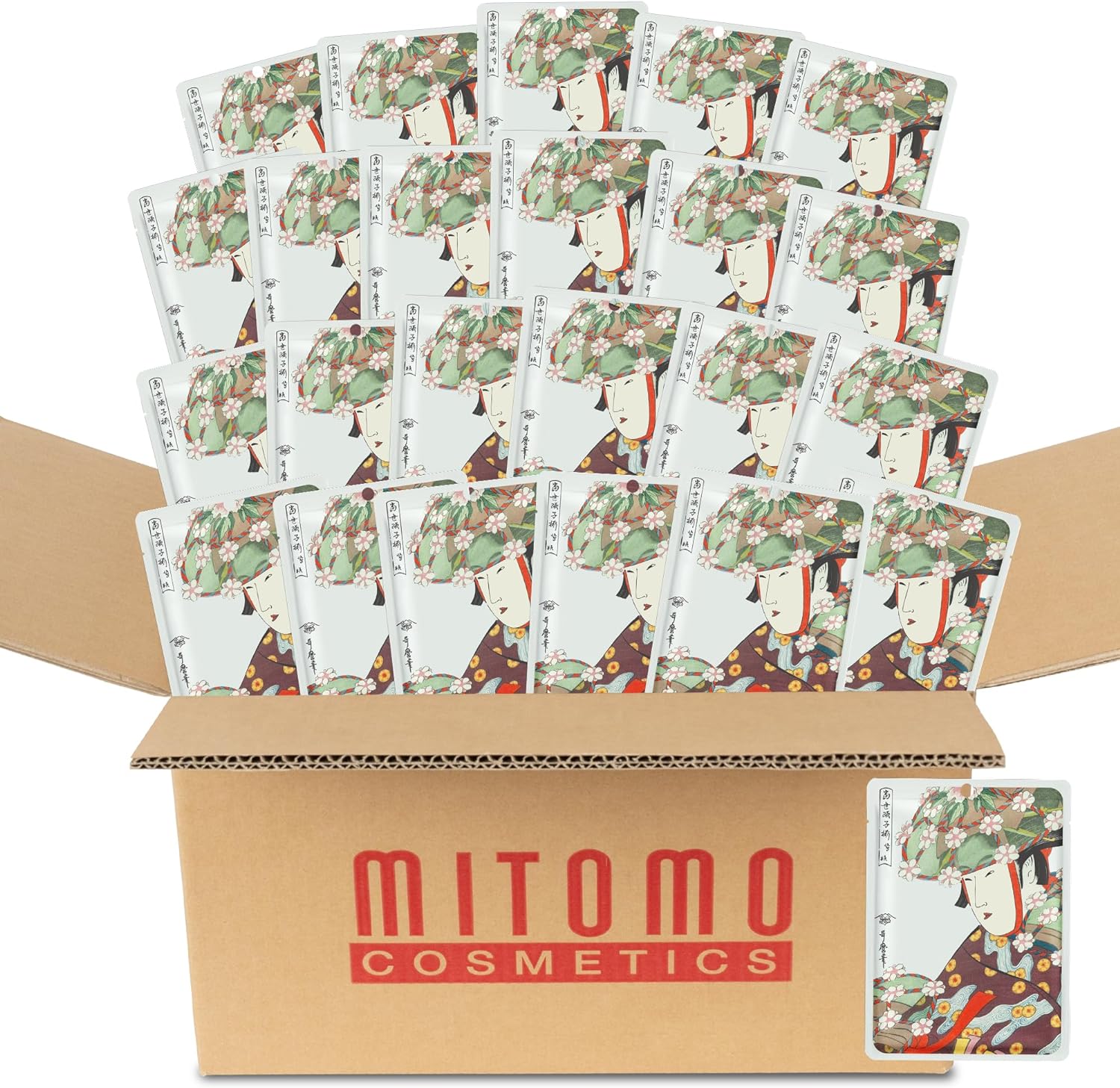 日本製 アロエ＋桜 保湿クーリング 美容シートマスク/800枚入り/美容液/スキンケア 潤いマスクパック[JPSS00604-A-2x080]