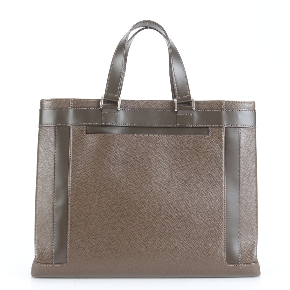 新品同様 タイガ カスベック PM M31028 レザー トート バッグ ショルダー ビジネス 通勤 書類鞄 A4 メンズ RCE CO4-10 中古