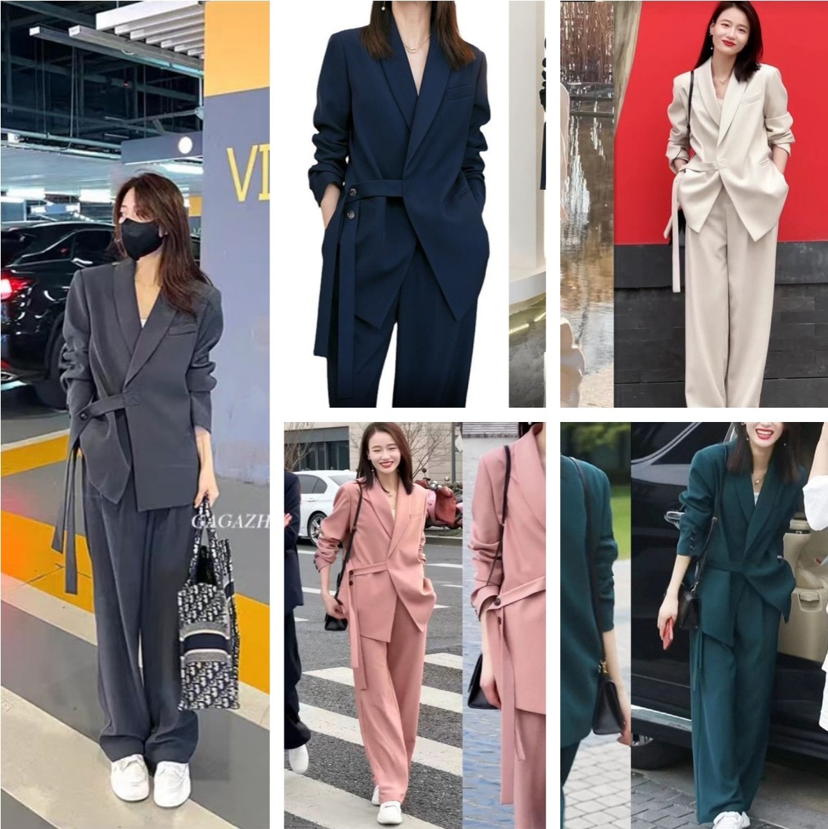 スーツ+ズボン 上下2点セット 韓国ファッションスーツ /フォーマルスーツ 卒業式 入学式リクルートスーツ レディースOL通勤