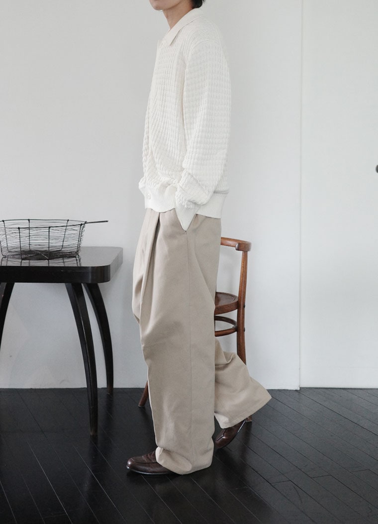 韓国 ブランド 男性用 illit ワイド コットン パンツ ズボン 302098904122