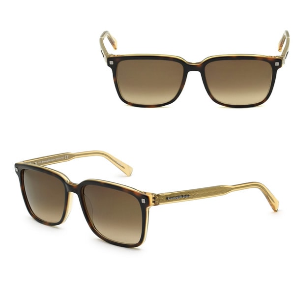 ゼニア サングラス ZEGNA EZ0062/S 56F 56 Ermenegildo Zegna グローバルモデル UVカット ハバナ クリアブラウン